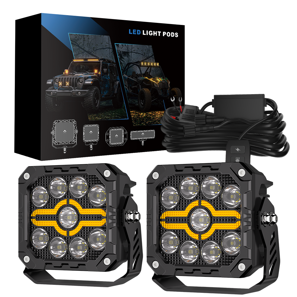 4-Inch Nine-Lens Off-Road Spot Light Kit