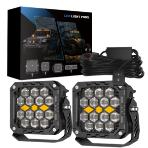 4-Inch Fourteen-Lens Off-Road Spot Light Kit