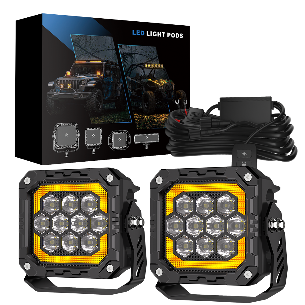 4-Inch Ten-Lens Off-Road Spot Light Kit