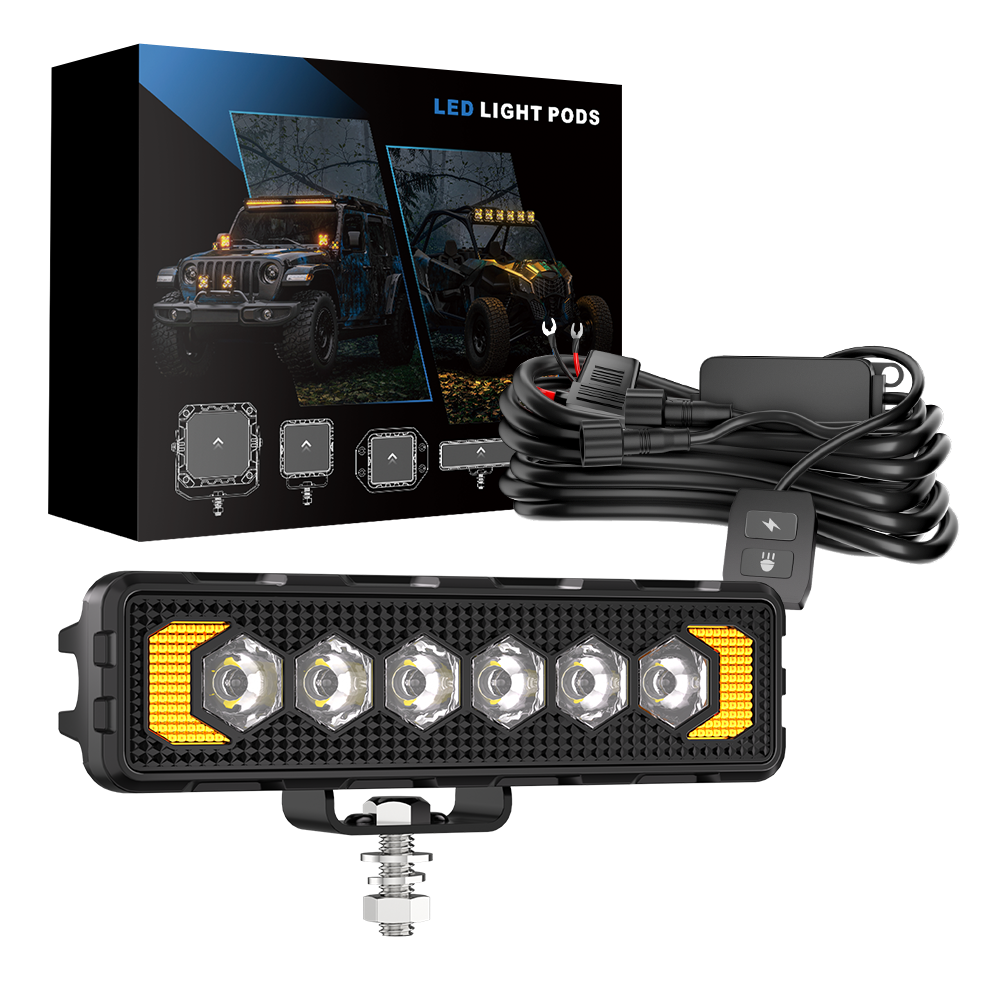 6-Inch Six-Lens Off-Road Spot Light Kit