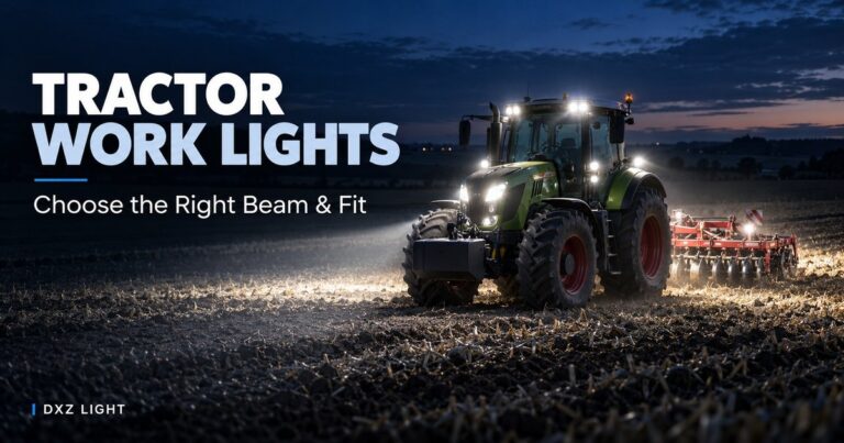 Tractor Work Lights: How to Choose the Right Beam and Fit